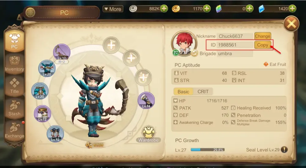 วิธีหา UID เกม Draconia Saga