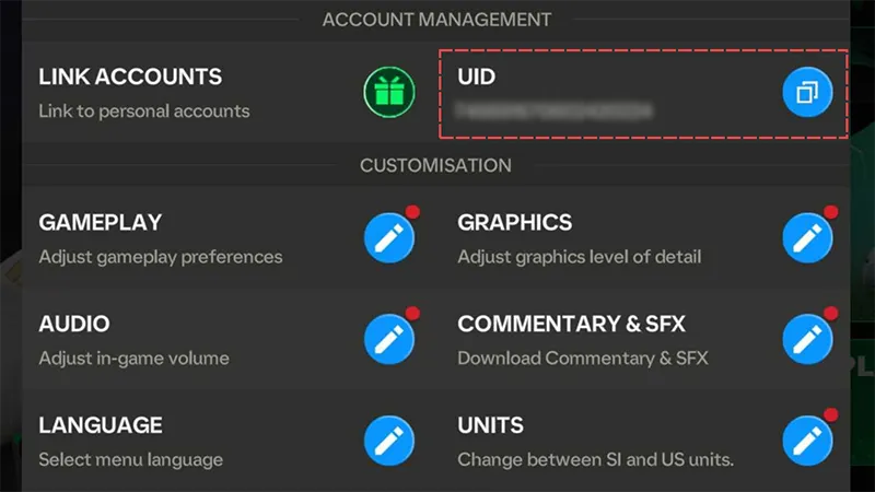 วิธีหา UID เกม FC Mobile