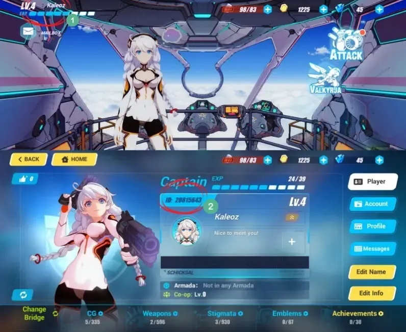 วิธีหา UID เกม Honkai Impact 3rd