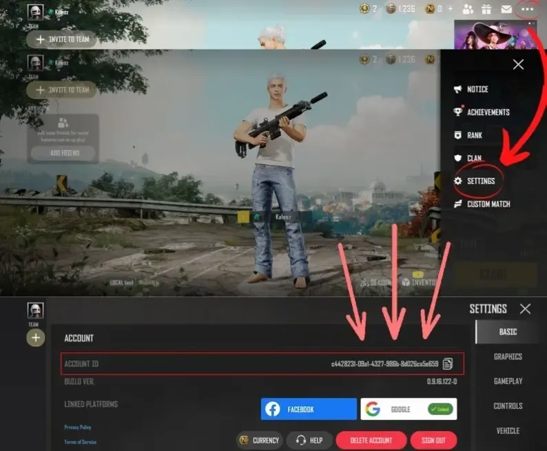 วิธีหา UID เกม PUBG NEWSTATE